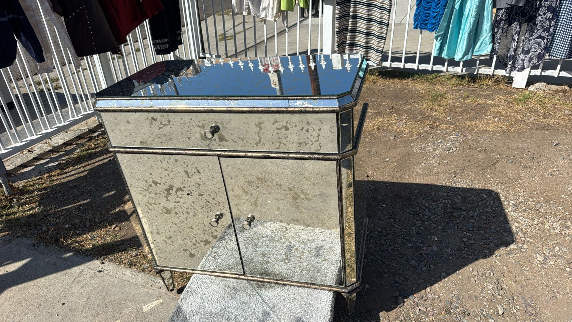Mirror Chest Night Stand