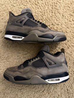 Size 10.5 (Heavily used, replacement insoles, no box) - Air Jordan 4 cave stone