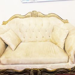 French Provincial Couch With love Seat
