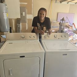 White Centennial Washer & Dryer 