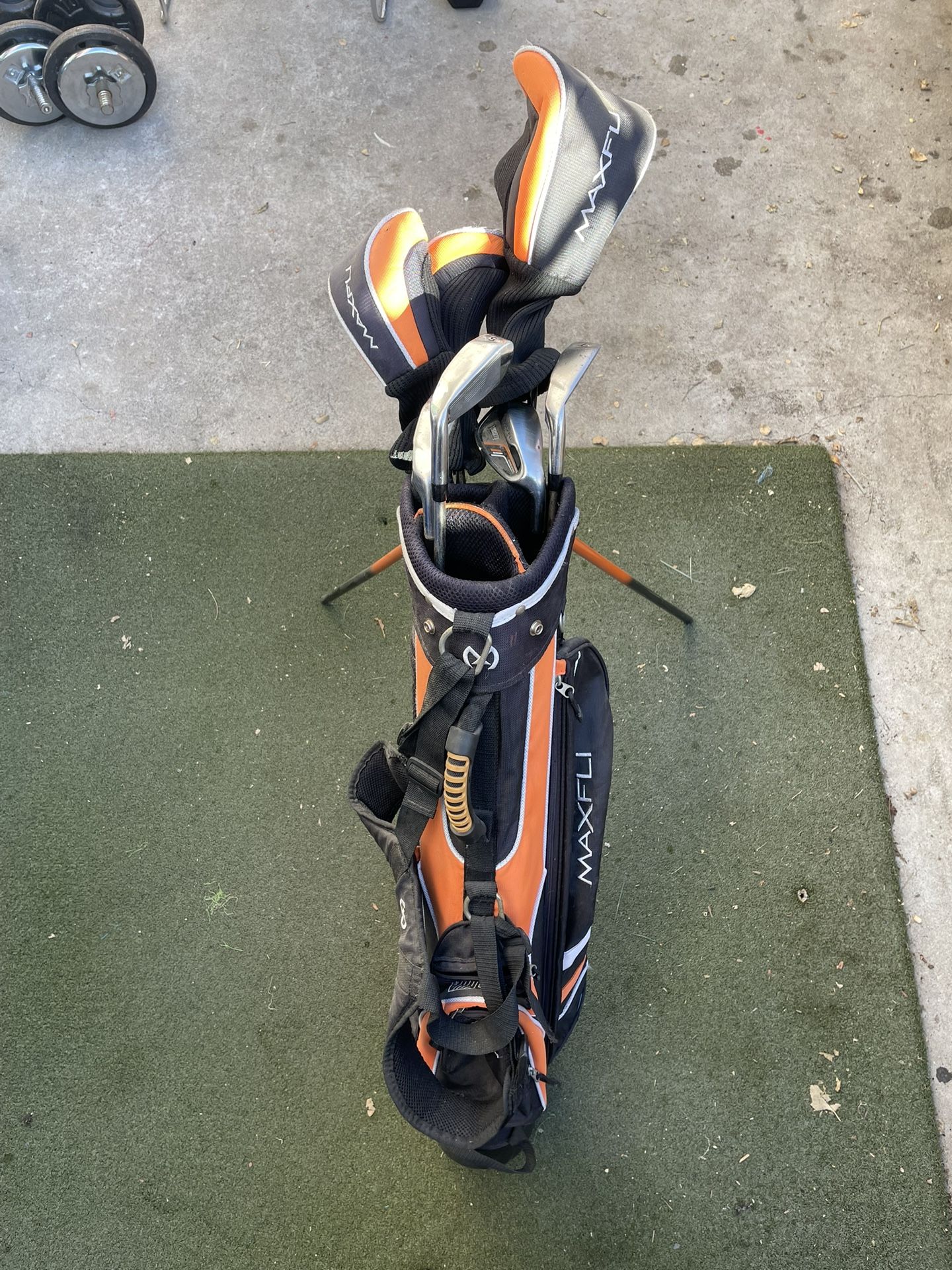 Golf Bag And Clubs
