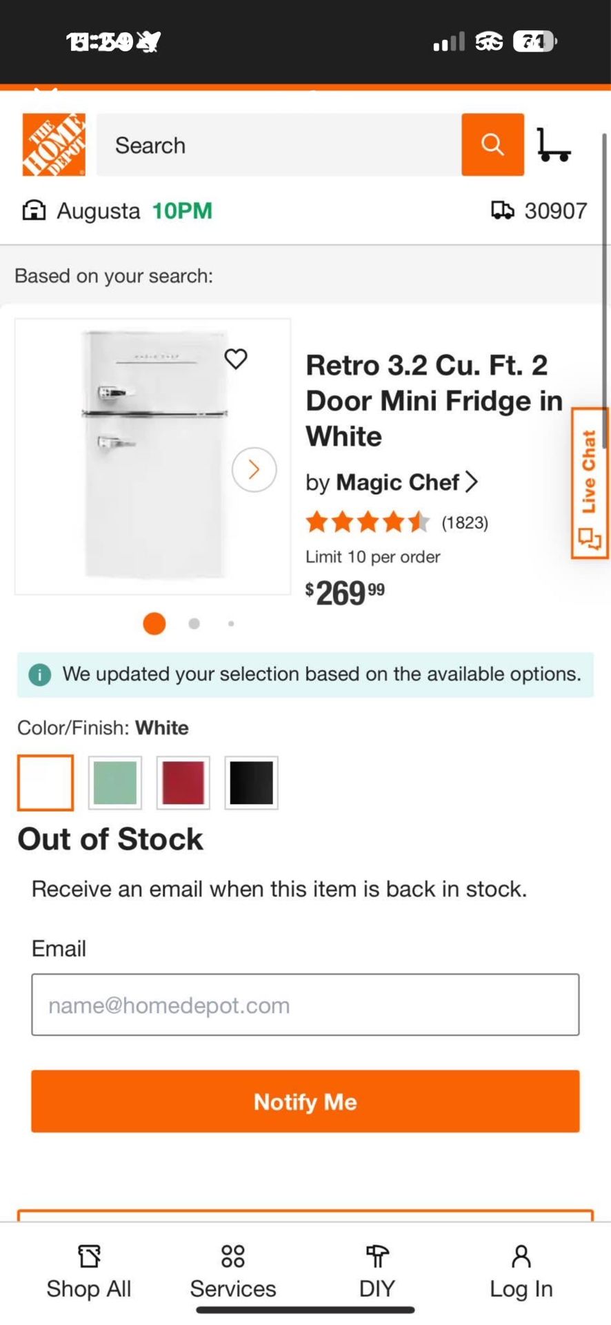 mini fridge