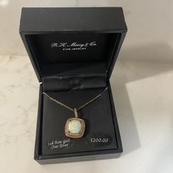 Macy’s Opal Necklace 