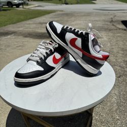 Nike Dunk Low Retro ‘Black White Red’ – Women’s Size 9