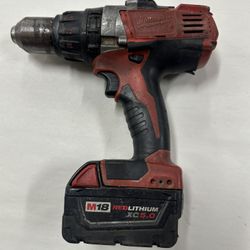 Milwaukee M18 Hammer Drill with Battery