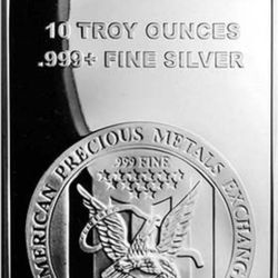 Apmex 10 Oz Silver Bullion