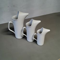 Vintage Lagardo Tackett for Schmid Ironstone pitchers Mid Century Mcm 