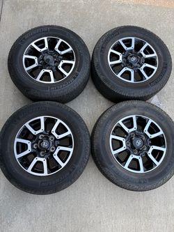 2021 Toyota Tundra Wheels with Michelin Tires, TPMS, Locking Lugnuts Set of 4