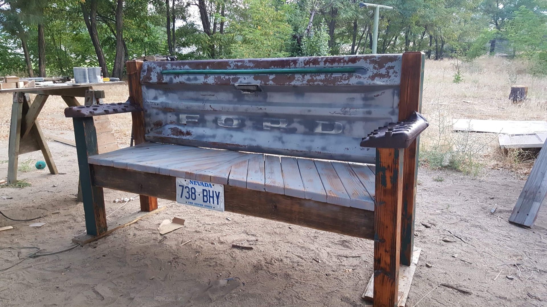 Ford tailgate bench