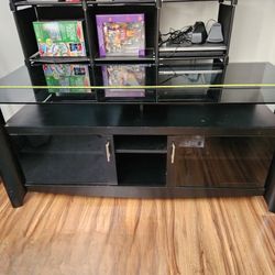 Glass Top TV Stand