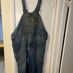 Carhartt Work Overalls With Wear Size 52