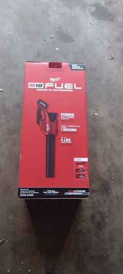 Milwaukee m18 fuel brushless cordless blower 450 cfm 120 mph 2 speed 18v tool only new one 