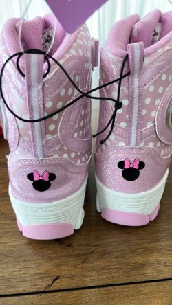 New Girls Toddler Boots - Hello Kitty & Minnie Mouse (Size 8 & 9)