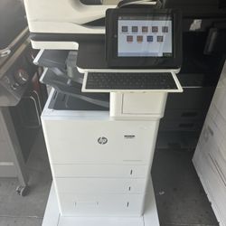 HP LaserJet Enterprise Flow MFP M633z Fully Loaded Works Great!!!