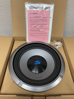 New 12” inch Alpine S2-Series 1800 Watts Max / 600 Watts RMS Car Audio Bass Subwoofer 🔊 ✅