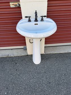 Pedestal Bath Sink 