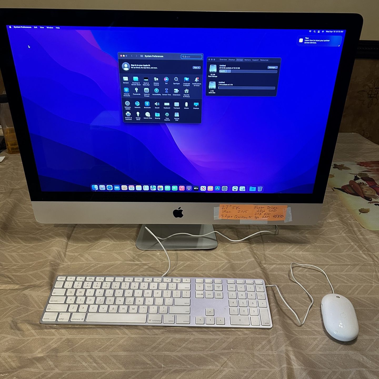 5k Resolution 27” Apple iMac Fusion Drives