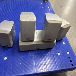 SONY SS-CNP2 (1) & SS-MSP2 (4) Surround Sound Speakers Working