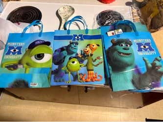 Monsters inc bags 9 total