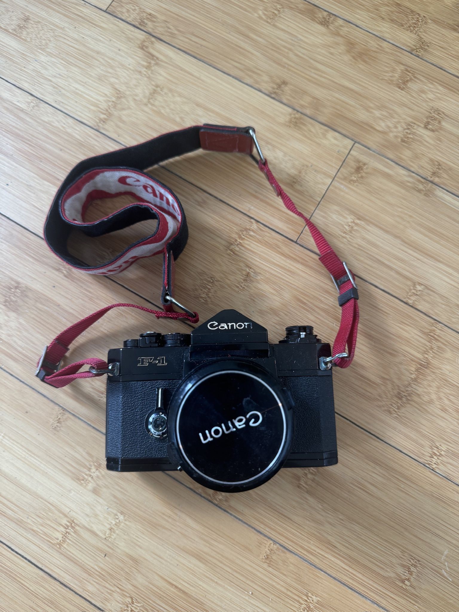 Canon F1 35mm SLR Film Camera W/Waist Level Viewfinder & FL50mm F1:14