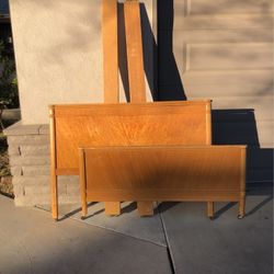 Wood Full Bed Frame