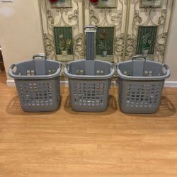 Wheeled Laundry Basket