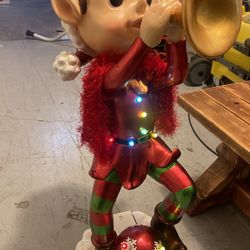Christma Elf With Lights
