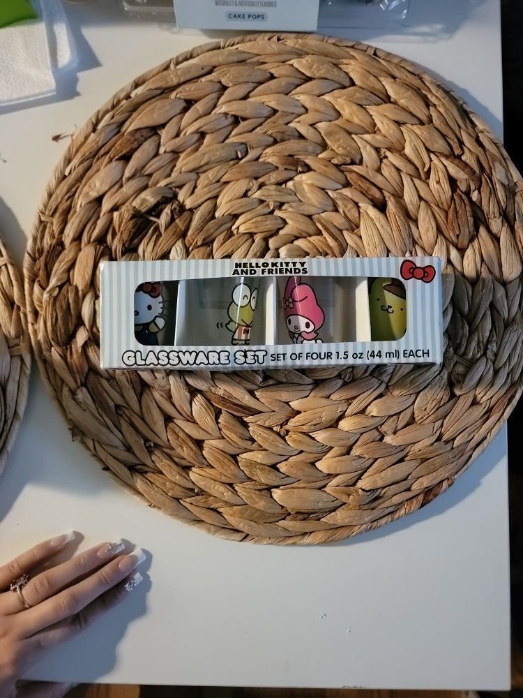 Hello Kitty and Friends set of Four Shot Glass