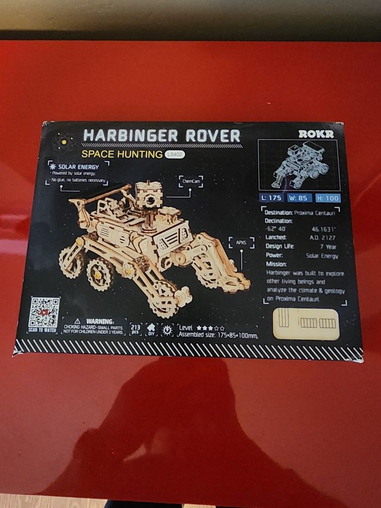 Harbinger Rover Wood Model