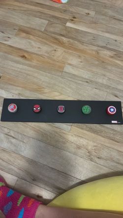 Marvel Avengers 5-Hook Wall Mounted Coat Rack