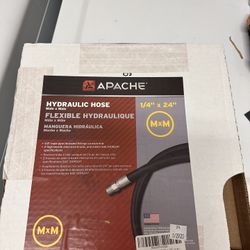 Apache Hydraulic Hose 1/4” X 24” 