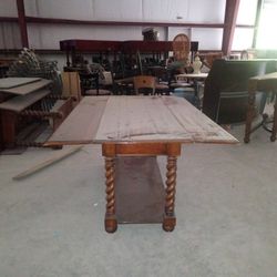 Hardwood Drop-leaf Table