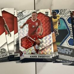 2021 Panini Mosaic Fifa Road To World Cup Cards - Lot Of 36 With Rookies