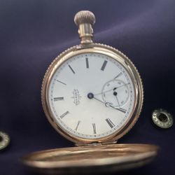 Antique Elgin Pocket Watch 14k Solid Gold 
