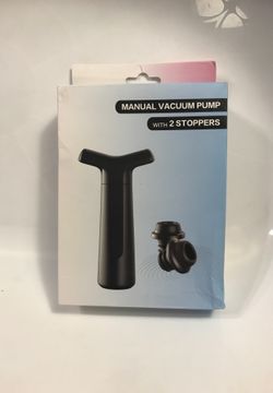 Wine manual vacuum pump