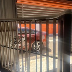 Queen White And Black Bed Frame And Grey Couch For Sale