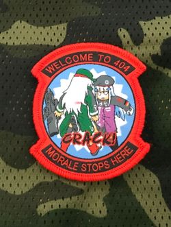 HManiac's Girls Frontline "Welcome to 404" and "Morale Stops Here" Woven Patch - Backed with Velcro