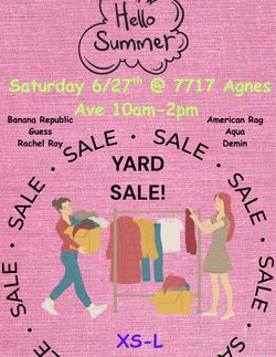 Summer Yard Sale - 6/27th @10am-2pm