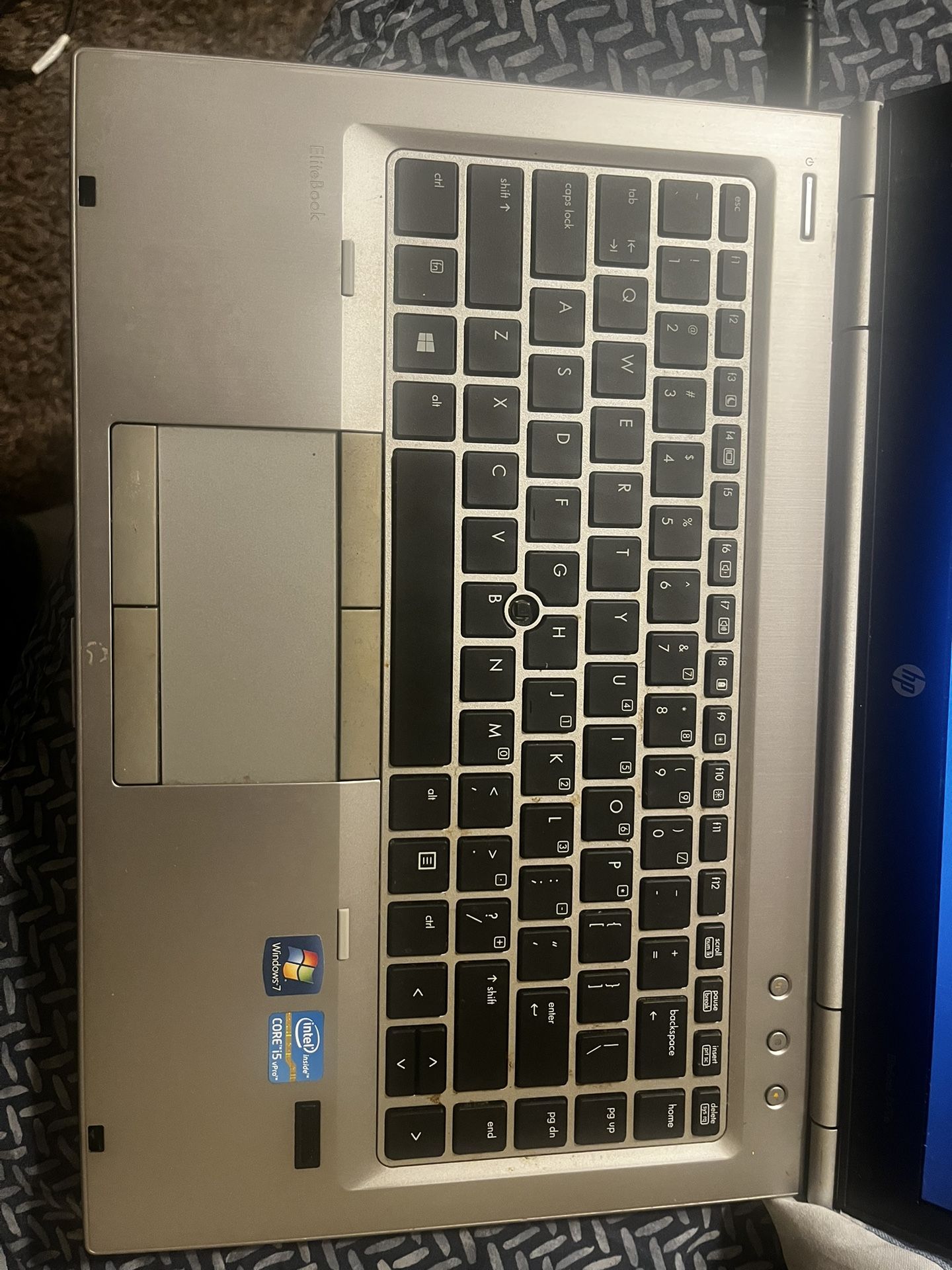 Hp elite book 8470p( missing battery)