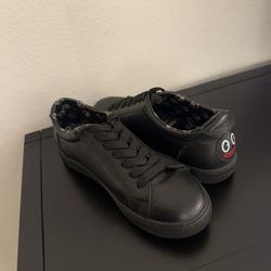 MONCLER MALFI Friends With You Smile Black Sneakers Shoes, Size 37, RARE!