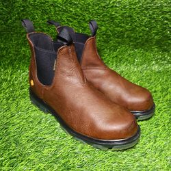 WOLVERINE MEN'S WATERPROOF COMPOSITE TOE WORK BOOTS 