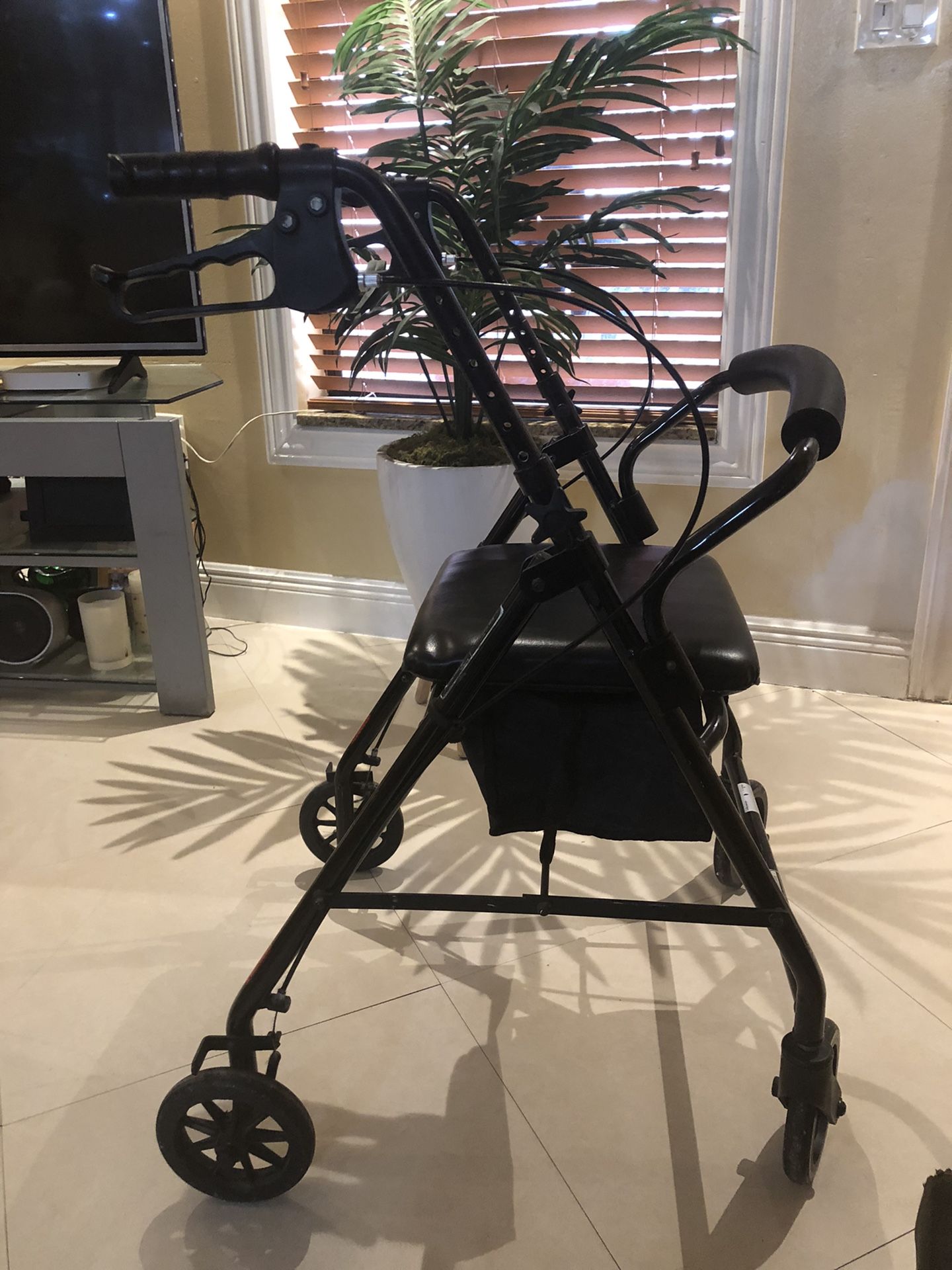 Rolling Walker With Basket In Excellent Condition 
