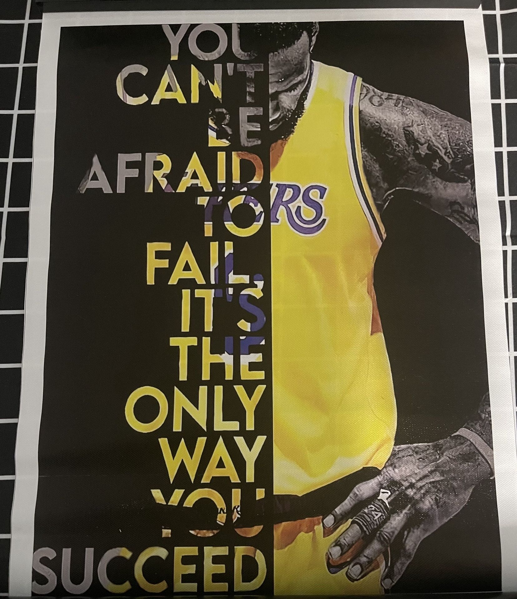 Motivational Canvas Poster