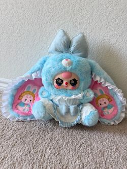 Baby Three Samuel 400% big blue bunny plush doll