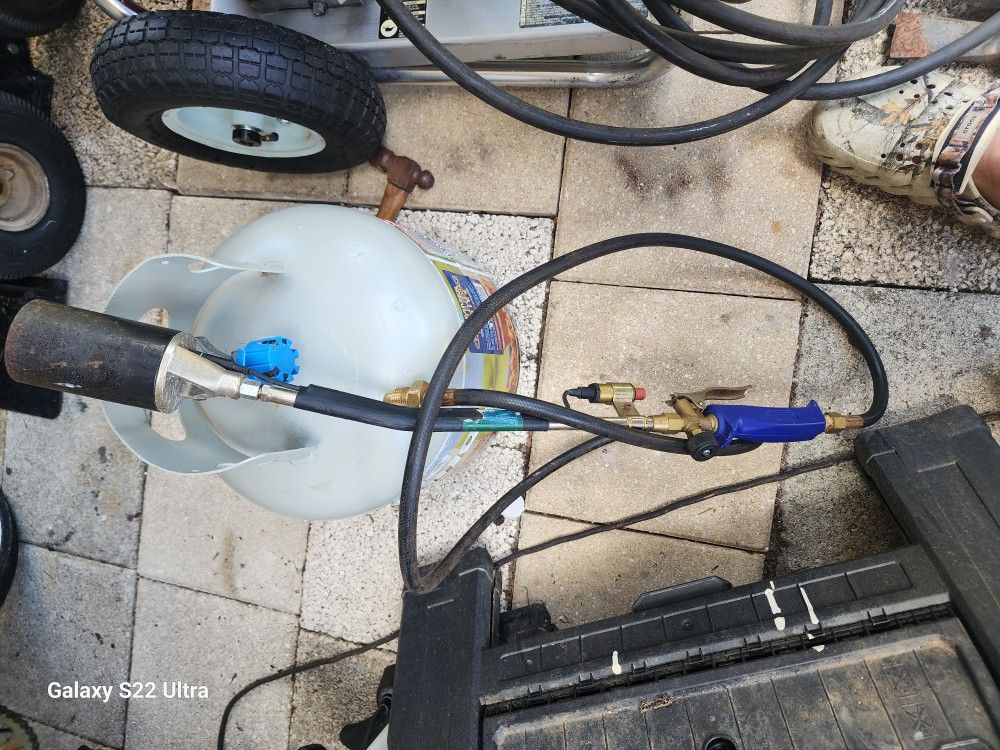Propane Torch And Gas Tank