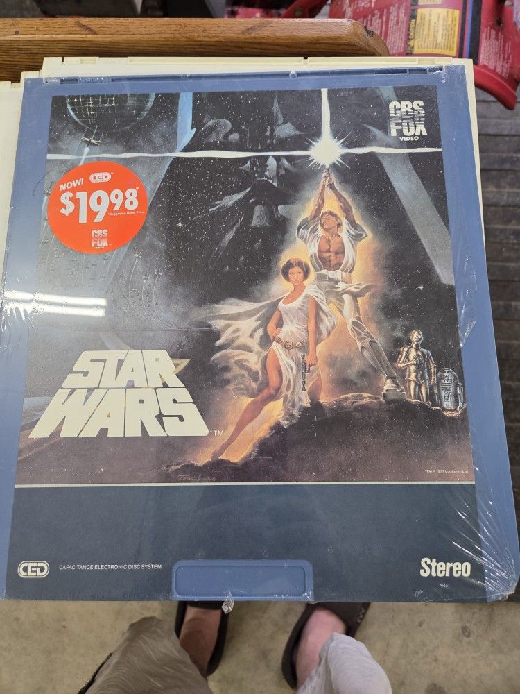 Vintage Star Wars Laserdisc Never Opened