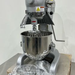 ChefAsst CA-MX10A 10L 3-Speed 1 HP Planetary Stand Mixer with Guard & Standard Accessories