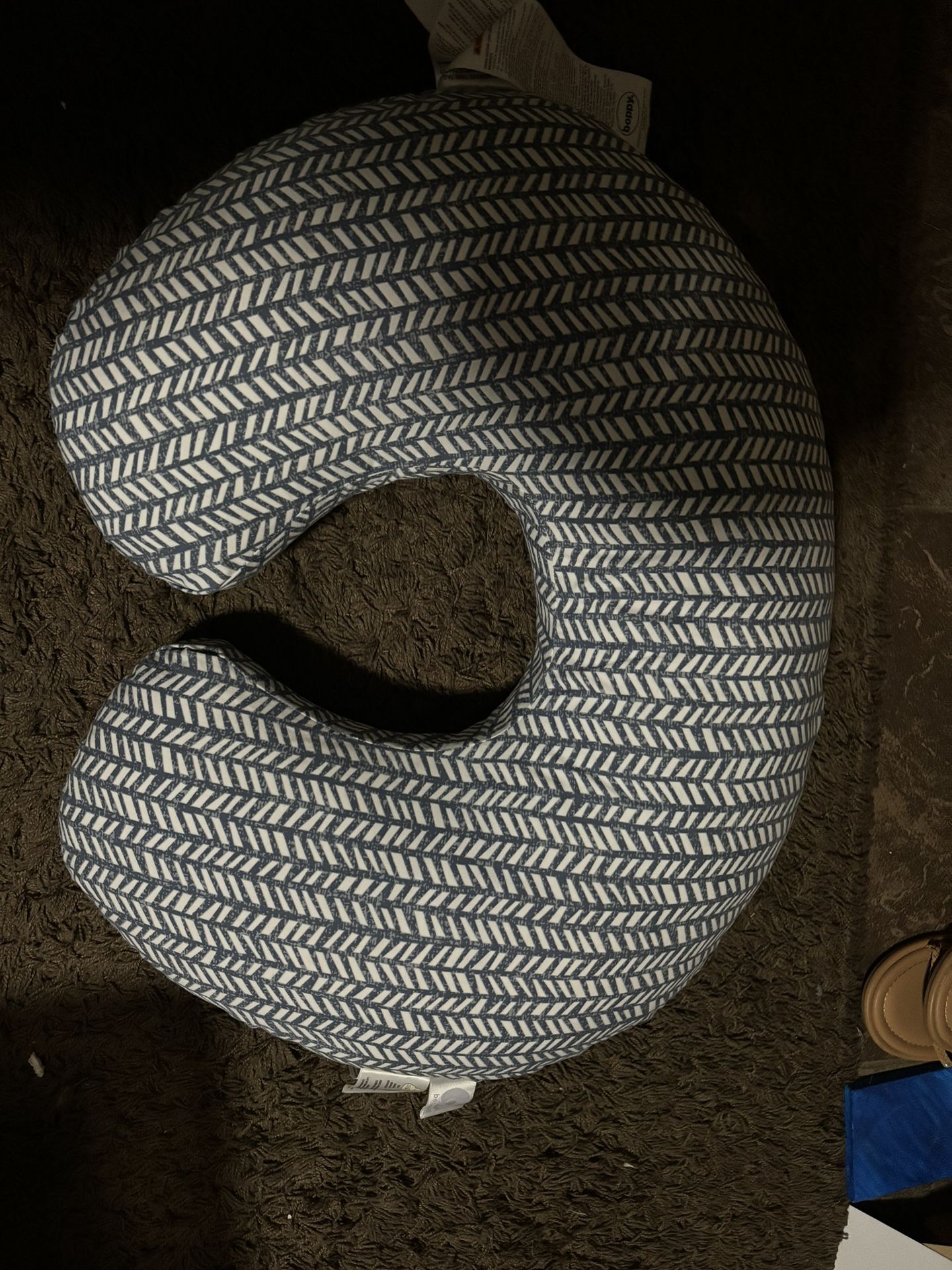 Navy Boppy Nursing Pillow 