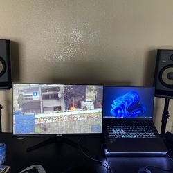 Roku 8s pair with audio interface, power cord and XLR cables