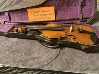 Nicolaus Amatus Fecit in Cremona 16 with bow